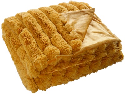 CONFORAMA, Decke STEVEN 150x200cm gelb