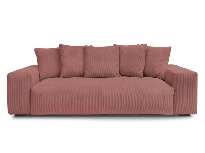 Bobochic, 3er Sofa BOBOCHIC VOLTAIRE Cord-Stoff rosa