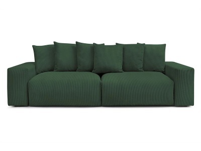 Bobochic, Sofa BOBOCHIC VOLTAIRE Cord-Stoff grün, Sofa BOBOCHIC VOLTAIRE Cord-Stoff grün