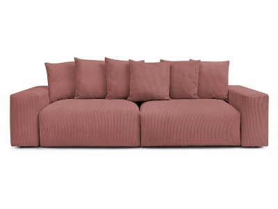 Bobochic, Sofa BOBOCHIC VOLTAIRE Cord-Stoff rosa, Sofa BOBOCHIC VOLTAIRE Cord-Stoff rosa