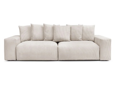 Bobochic, Sofa BOBOCHIC VOLTAIRE Cord-Stoff beige, Sofa BOBOCHIC VOLTAIRE Cord-Stoff beige