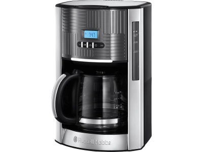 RUSSELL HOBBS, Russell Hobbs - Kaffeemaschine Geo - Silber, Russell Hobbs Geo Steel 25270-56 Kaffeemaschine