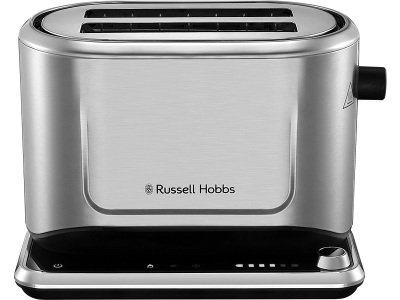 RUSSELL HOBBS, RUSSELL HOBBS Attentiv - Toaster (Silber), RUSSELL HOBBS Toaster 26210-56