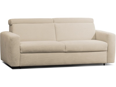 CONFORAMA, 3er Sofa MILO Stoff cream