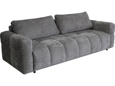 CONFORAMA, 3er Sofa BUDVA Stoff carbon gray