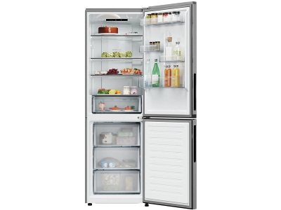Candy, CANDY Kühl-Gefrierschrank-Kombi CNCQ2T618AX 355L No Frost, Candy CNCQ2T618AX Kühl-/Gefrierkombination Inox rechts