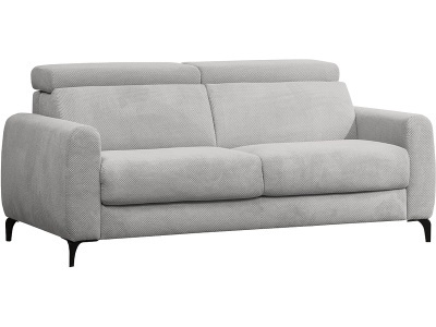 CONFORAMA, Bettsofa MARIUS Polyester hellgrau, Bettsofa MARIUS Polyester hellgrau
