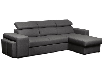 CONFORAMA, Ecksofa TENERIFE Stoff grau, Ecksofa TENERIFE Stoff grau