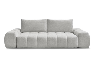 Bobochic, 3er Sofa BOBOCHIC EVEREST Stoff chiniert hellgrau