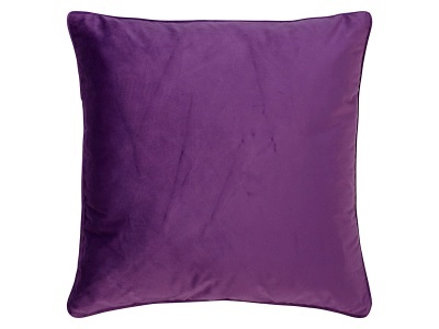 CONFORAMA, Kissenbezug VELVET 50x50cm violett unifarben
