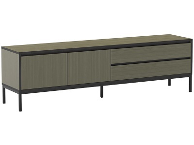 MARCKERIC, TV-Möbel MARCKERIC LORENZA 180cm grün