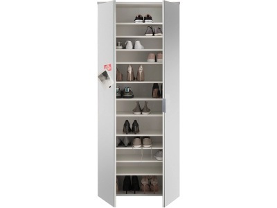 undefined, Schuhschrank »Lincoln«, Breite 80 cm, Schuhschrank LINCOLN 48 Paar Schuhe 2 Türen weiss