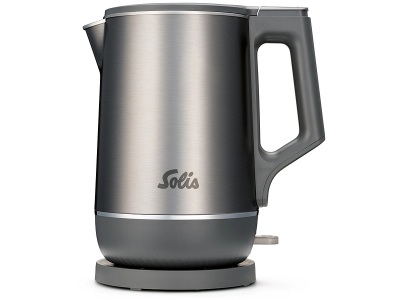 Solis, SOLIS Wasserkocher 96244 1.7L, SOLIS Eco Boil Wasserkocher, Silber