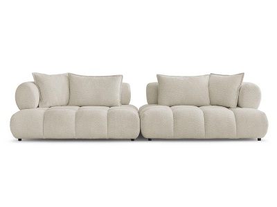 Bobochic, Sofa BOBOCHIC ALYA Boucle-Stoff beige