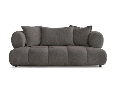 Bobochic, 2er Sofa BOBOCHIC ALYA Boucle-Stoff rotbraun