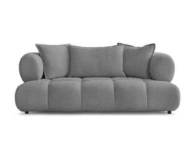 Bobochic, 2er Sofa BOBOCHIC ALYA Boucle-Stoff dunkelgrau