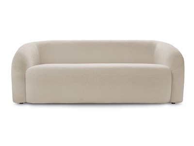 Bobochic, 3er Sofa BOBOCHIC ELINA Boucle-Stoff beige