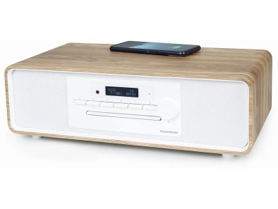 Thomson, Thomson - Micro Hifi System mit DAB+, CD und Bluetooth, Hi-Fi-Anlage, Weiss