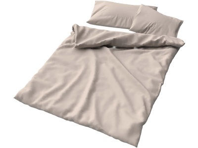 Lotus Bettwaren, Lotus Bettwaren - Bettwäsche Bambus Uni, 200X210CM, Taupe
