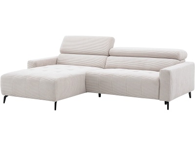CONFORAMA, Ecksofa OSLO Cord-Stoff beige