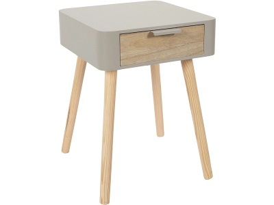 undefined, Home - Nachttisch - Hellbraun und Taupe