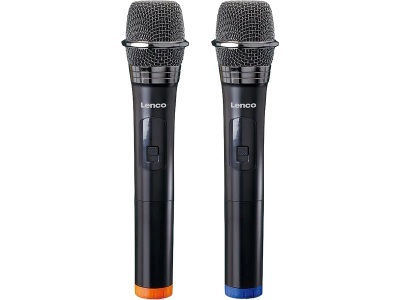 Lenco, Lenco MCW-020BK 2x Wireless Mikrofon