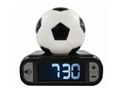 LEXIBOOK, LEXIBOOK Fussball Wecker mit 3D Nachtlicht-Figur