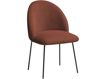 Bobochic, BOBOCHIC Stuhl LALIE Stoff orange