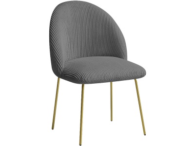 Bobochic, BOBOCHIC Stuhl LALIE Stoff dunkelgrau
