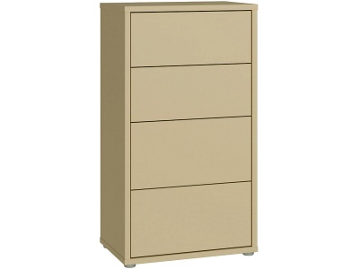 CONFORAMA, Kommode ALICE SPRINGS 4 Schubladen 34.9x54.8x99.1cm gelb dekor