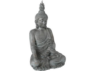 ATMOSPHERA, Buddha-Figur RAVINDRAH Grau