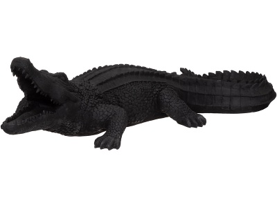 ATMOSPHERA, Krokodil-Figur DIEGO Schwarz