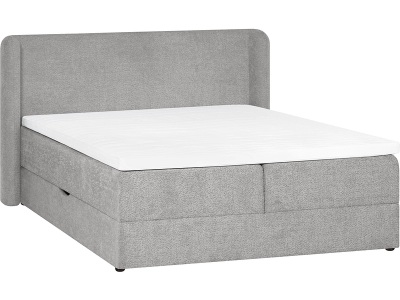 CONFORAMA, Boxspringbett MARGOT grau 200x200cm fest