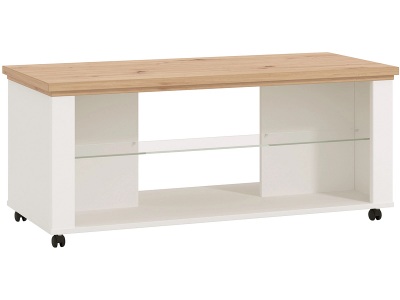 CONFORAMA, Couchtish VALENCIA 50.5x114.5x49cm artisan eiche