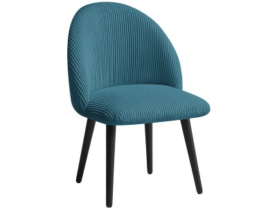 Bobochic, BOBOCHIC Stuhl LALIE Stoff dunkelblau