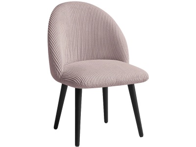Bobochic, BOBOCHIC Stuhl LALIE Stoff rosa