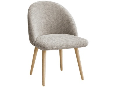 Bobochic, BOBOCHIC Stuhl LALIE Stoff beige