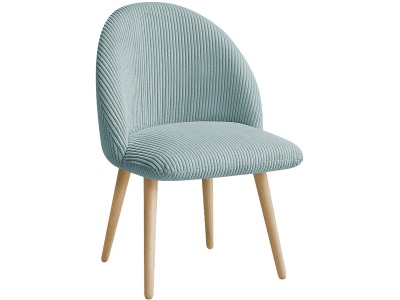 Bobochic, BOBOCHIC Stuhl LALIE Stoff hellblau