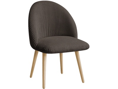 Bobochic, BOBOCHIC Stuhl LALIE Stoff taupe
