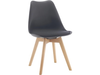 CONFORAMA, Stuhl VASA II Stoff schwarz