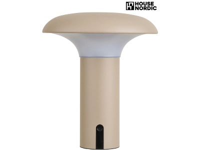 House nordic, HOUSE NORDIC LED Lampe Über USB aufladbar RAMSEY 22cm 1.5W beige