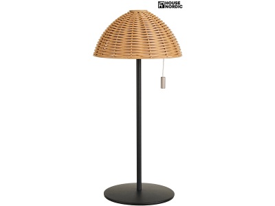 House nordic, HOUSE NORDIC LED Lampe Über USB aufladbar WIGAN 21cm 1.6W schwarz