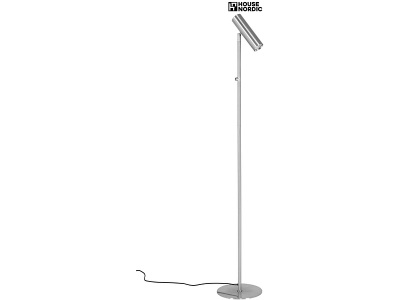 House nordic, HOUSE NORDIC Stehlampe ROXAN 155cm 28W silver