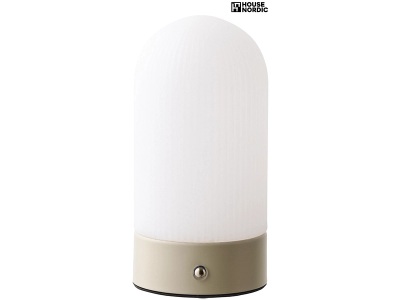 House nordic, HOUSE NORDIC LED Lampe Über USB aufladbar ASHFORD 18cm 14W beige