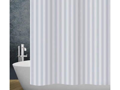 Diaqua, DIAQUA Duschvorhang STRIPE weiss