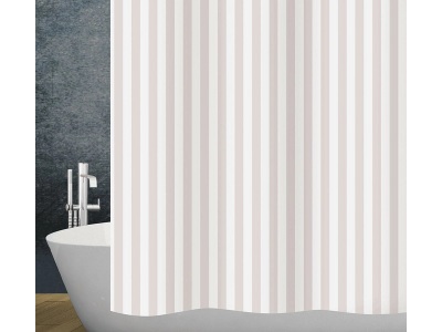Diaqua, DIAQUA Duschvorhang STRIPE weiss