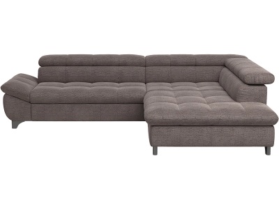 CONFORAMA, Ecksofa GEMINI II Stoff braun