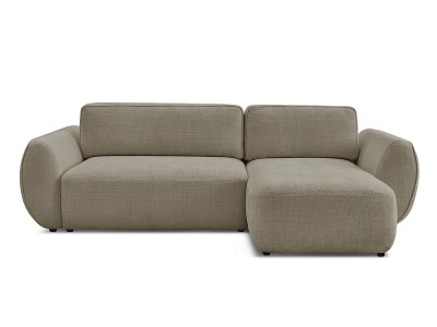 Bobochic, Ecksofa BOBOCHIC DENISE Stoff mit Textur taupe