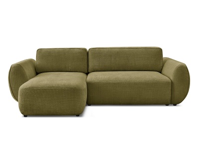 Bobochic, Ecksofa BOBOCHIC DENISE Stoff mit Textur grün