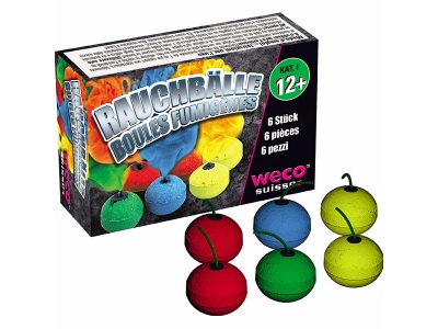 Weco, WECO Rauchkugeln mehrfarbig